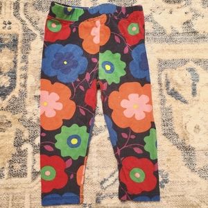 Girls floral leggings
